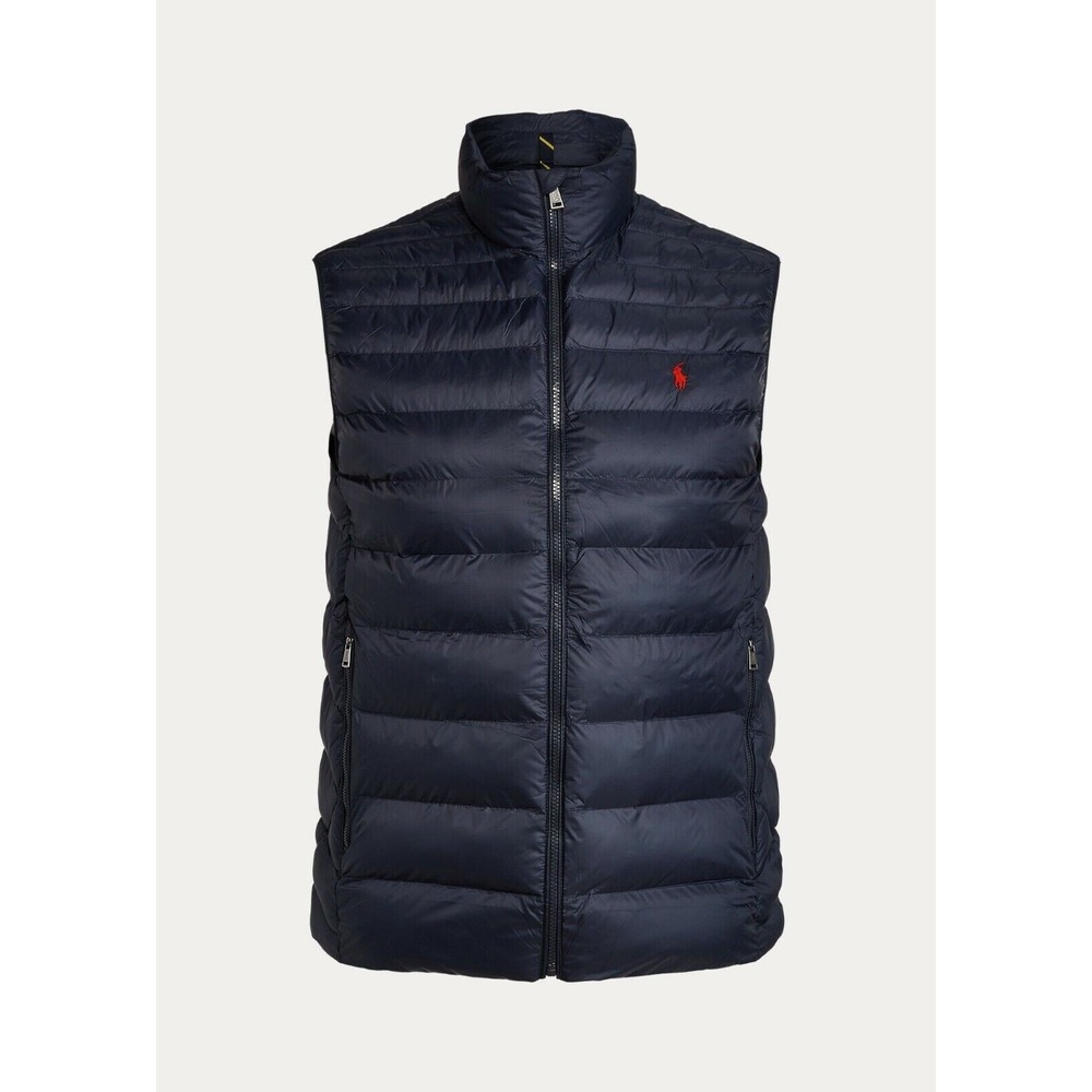 Polo Ralph Lauren Lightweight‎ Packable Navy Blue Big Tall Puffer Vest NWT 1XB